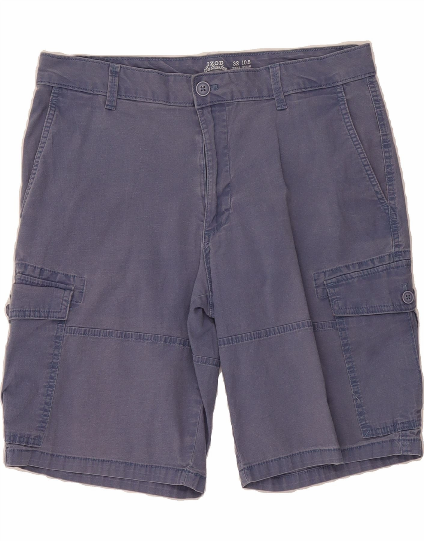 IZOD Mens Salt Water Cargo Shorts W32 Medium  Navy Blue Cotton healthcare industry