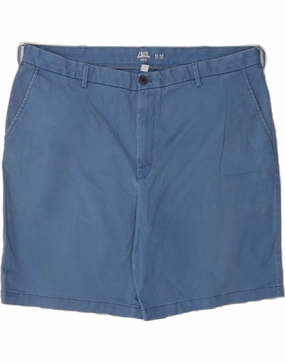 High Elasticity Blend Pre Shrunk Cotton Blend IZOD Mens Salt Water Chino Shorts W42 2XL Blue Cotton