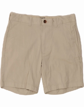 Trendy Vibe color - fast J. CREW Mens Chino Shorts W29 Small  Beige Cotton