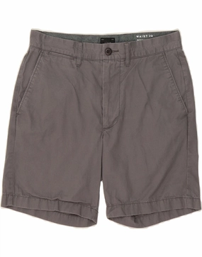 J. CREW Mens Chino Shorts W29 Small Grey Cotton Dance wear