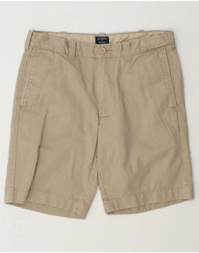 Light Wear J. CREW Mens Chino Shorts W30 Medium  Beige Cotton