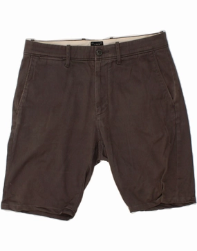 Sporty Comfort Fit J. CREW Mens Chino Shorts W30 Medium Grey Cotton
