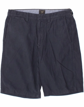 athletic clothing J. CREW Mens Chino Shorts W30 Medium  Navy Blue Cotton