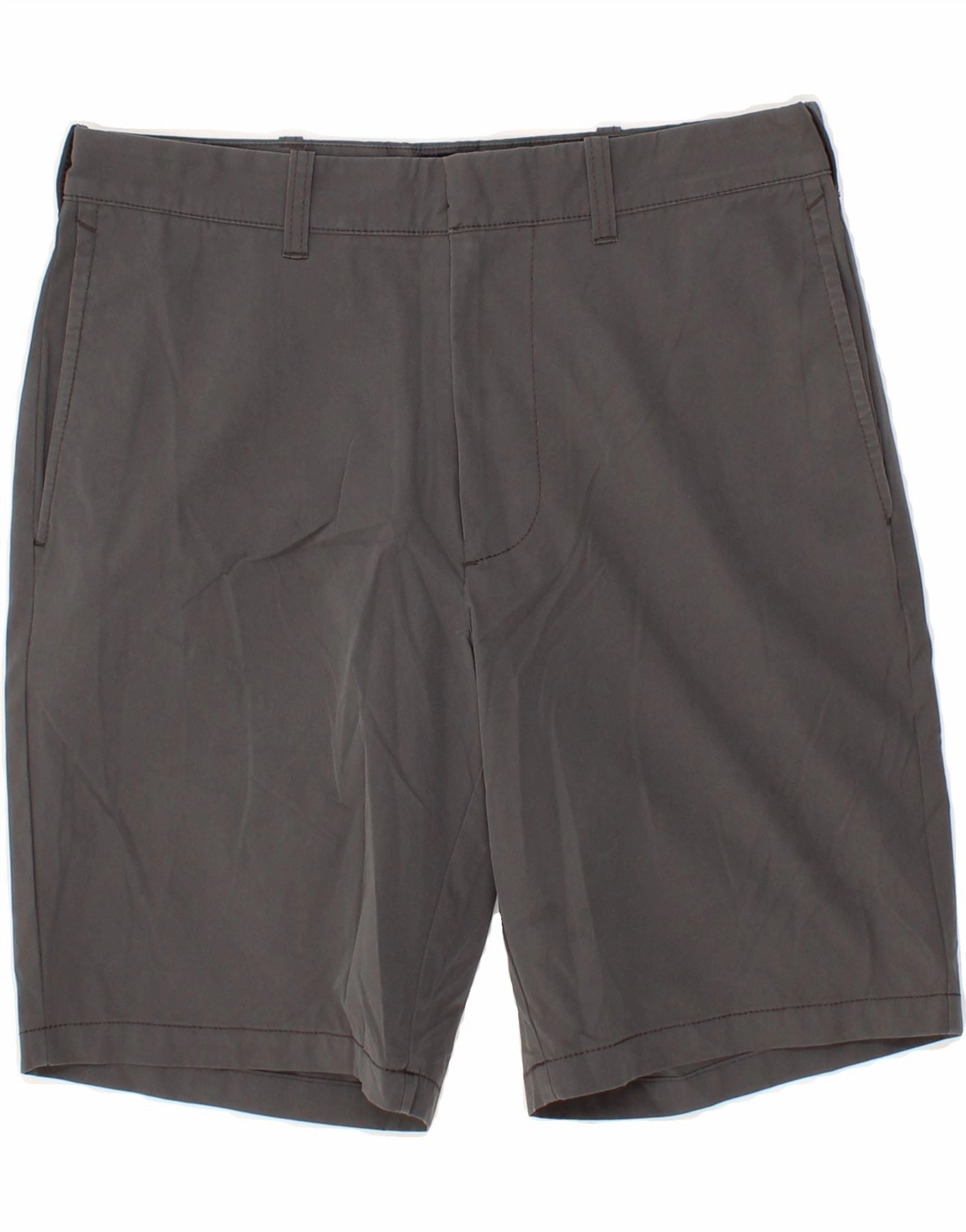 J. CREW Mens Chino Shorts W31 Medium Grey Polyester Limited Edition