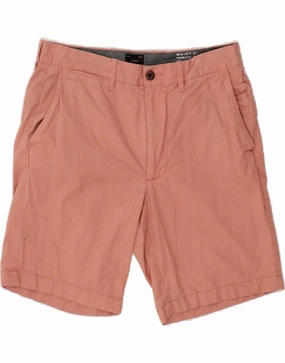 J. CREW Mens Chino Shorts W31 Medium Pink Cotton Quick Move