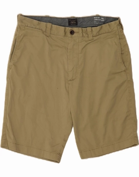 Breezy Motion J. CREW Mens Chino Shorts W32 Medium Khaki Cotton