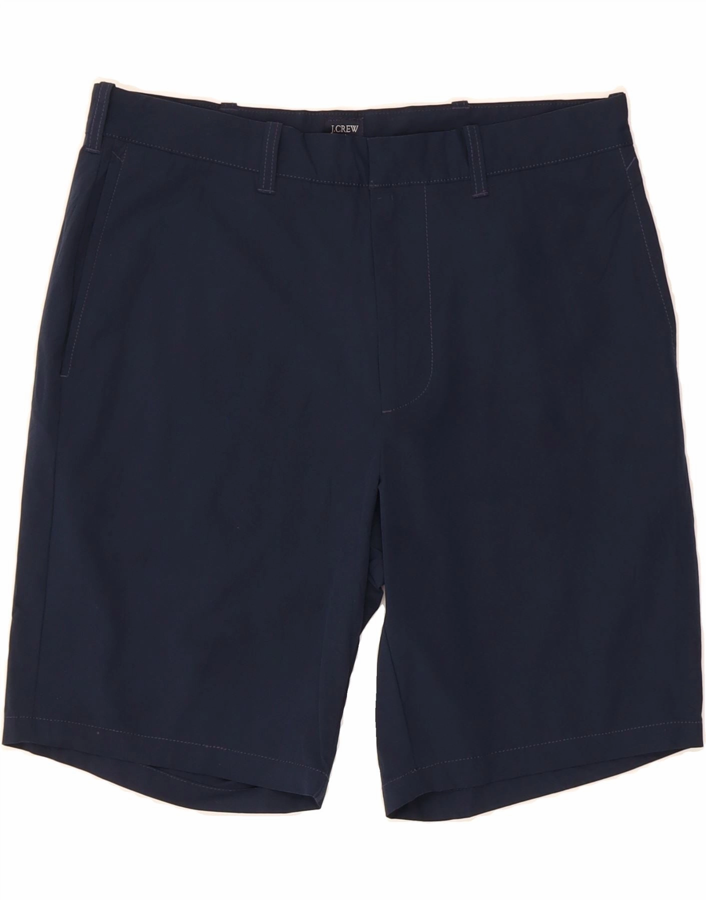 Contemporary Cut Underwear J. CREW Mens Chino Shorts W33 Medium Navy Blue Polyester