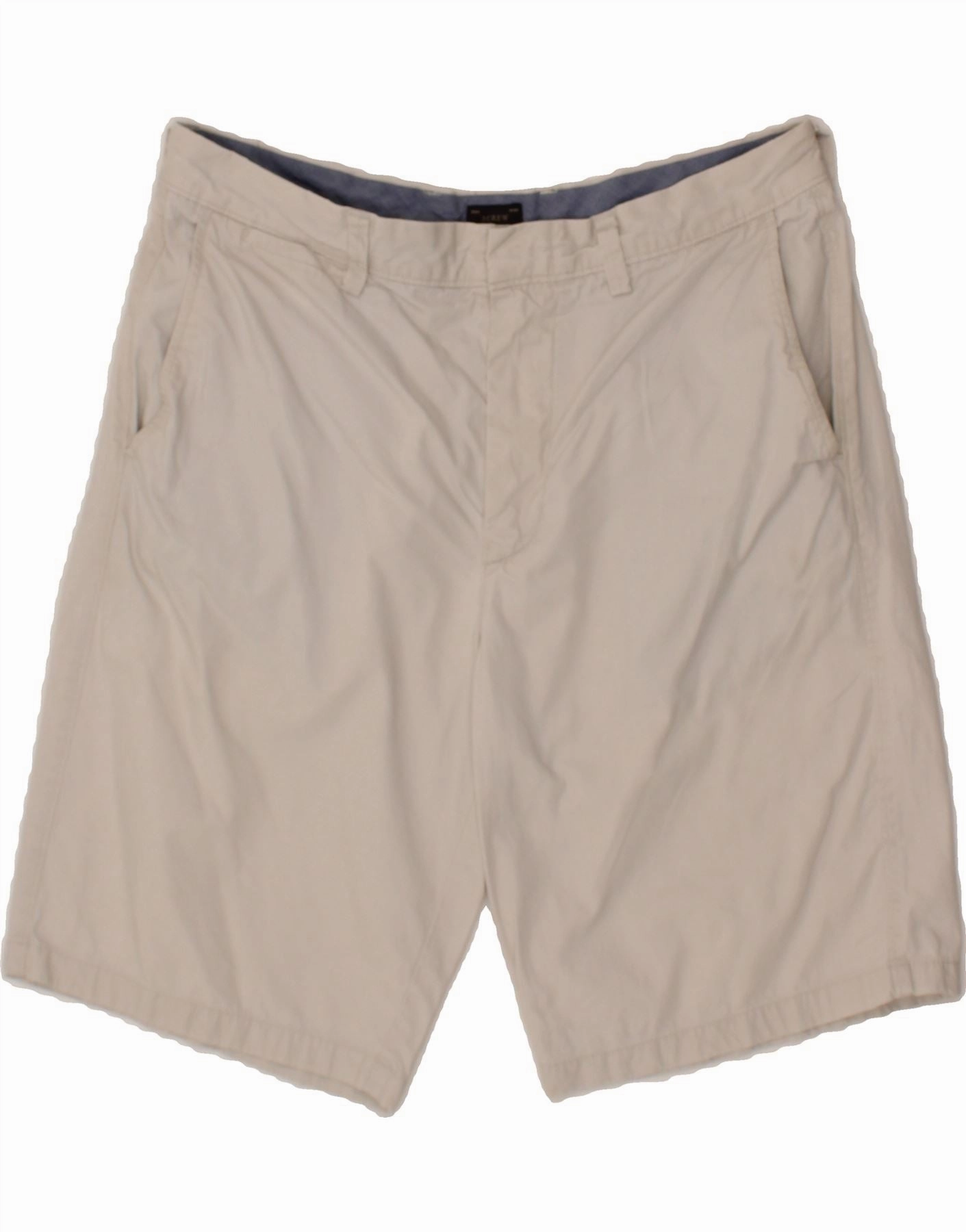 Airy Touch Fashion Accessory J. CREW Mens Chino Shorts W34 Large Grey Cotton