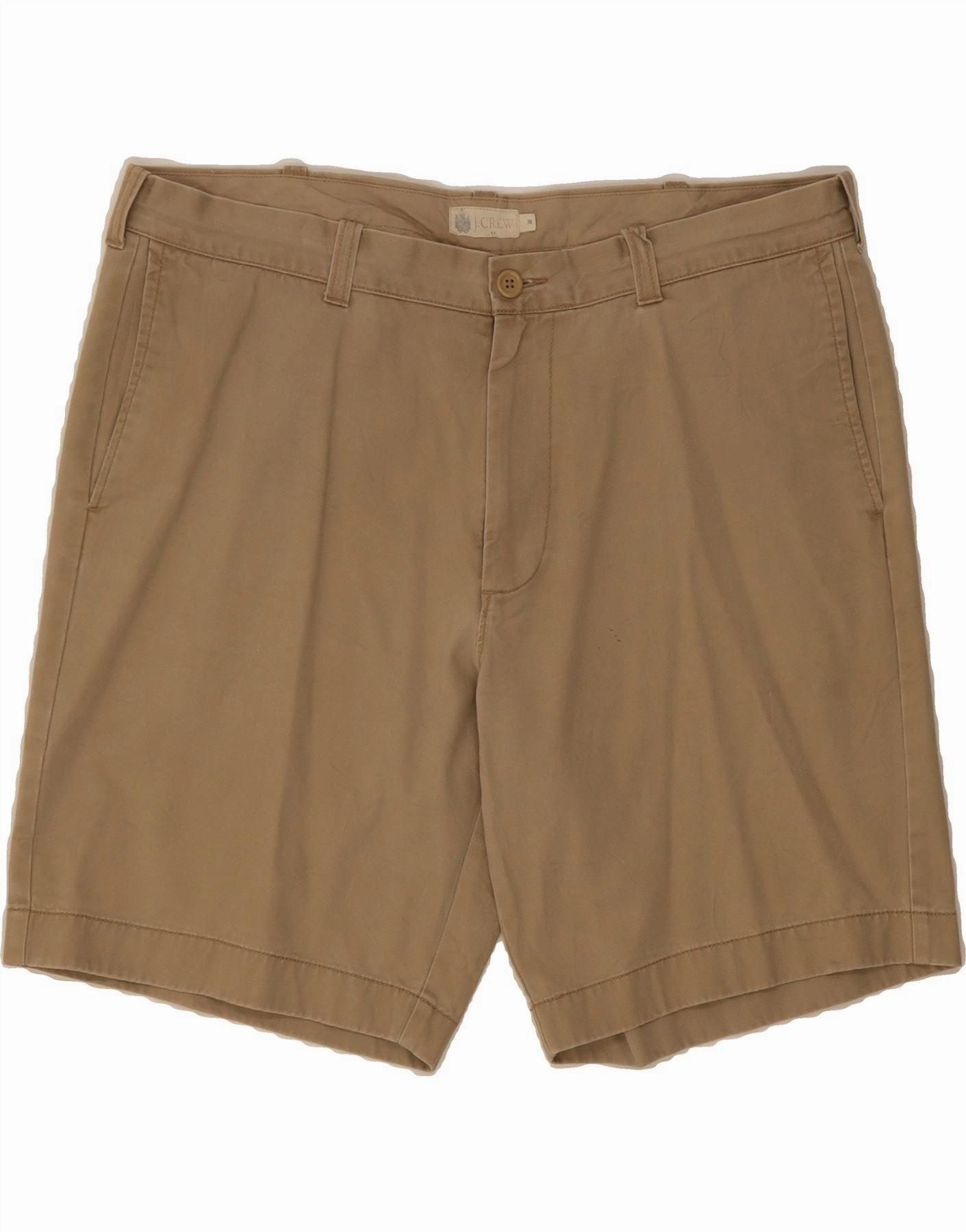 Simple Mood ElasticHem J. CREW Mens Chino Shorts W38 XL Beige Cotton
