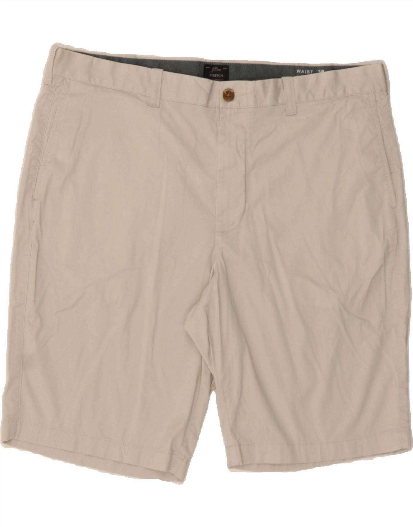 Running Shorts J. CREW Mens Chino Shorts W38 XL Grey Cotton