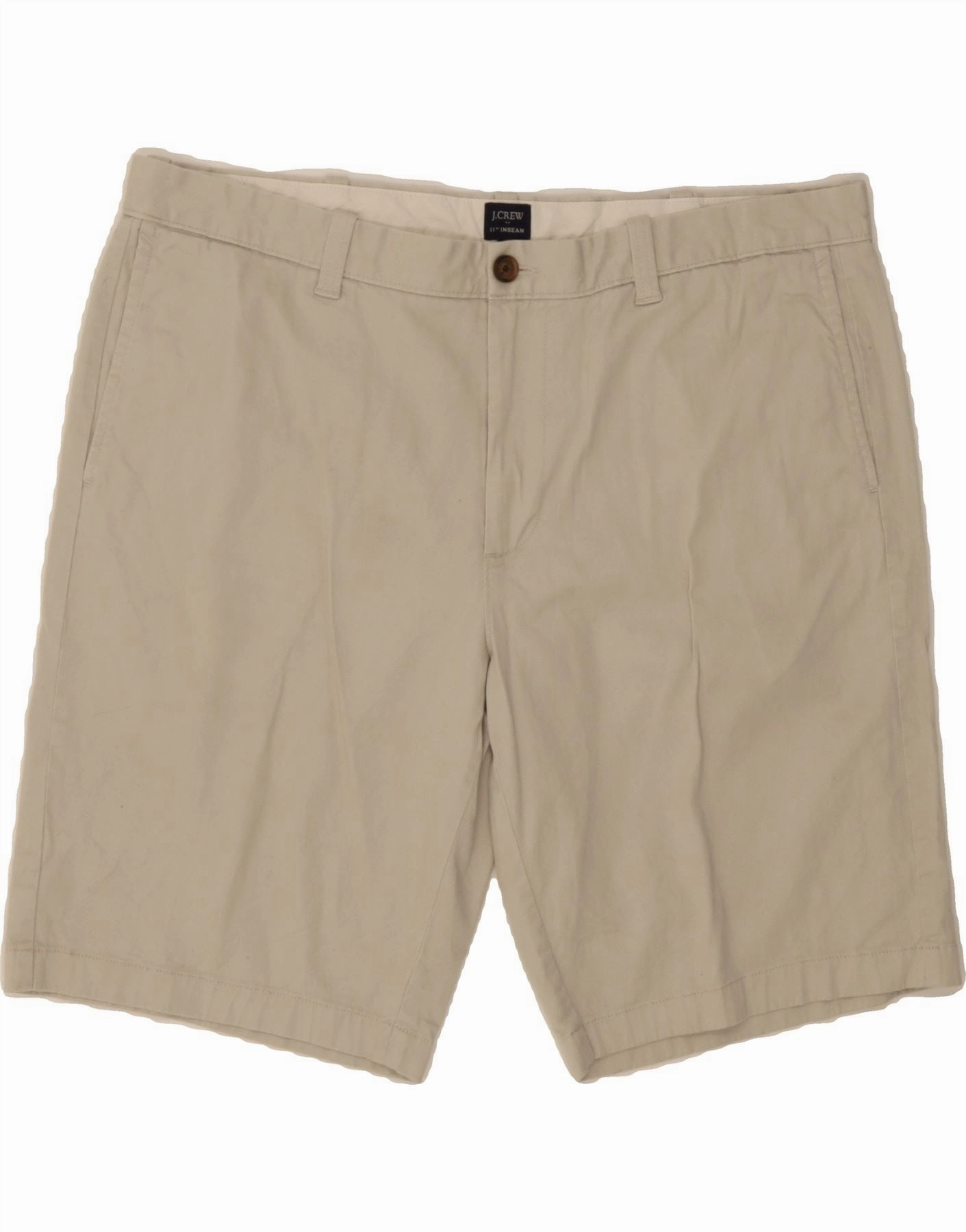 J. CREW Mens Chino Shorts W40 XL Beige Cotton Bright Hues