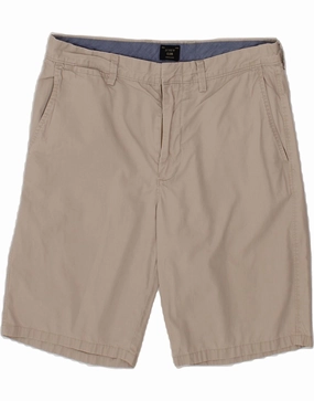 Printed Pattern Easy Layer J. CREW Mens Club Chino Shorts W33 Medium Beige Cotton