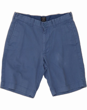 J. CREW Mens Gramercy Chino Shorts W30 Medium  Blue Cotton Soft Motion Cool Vibe