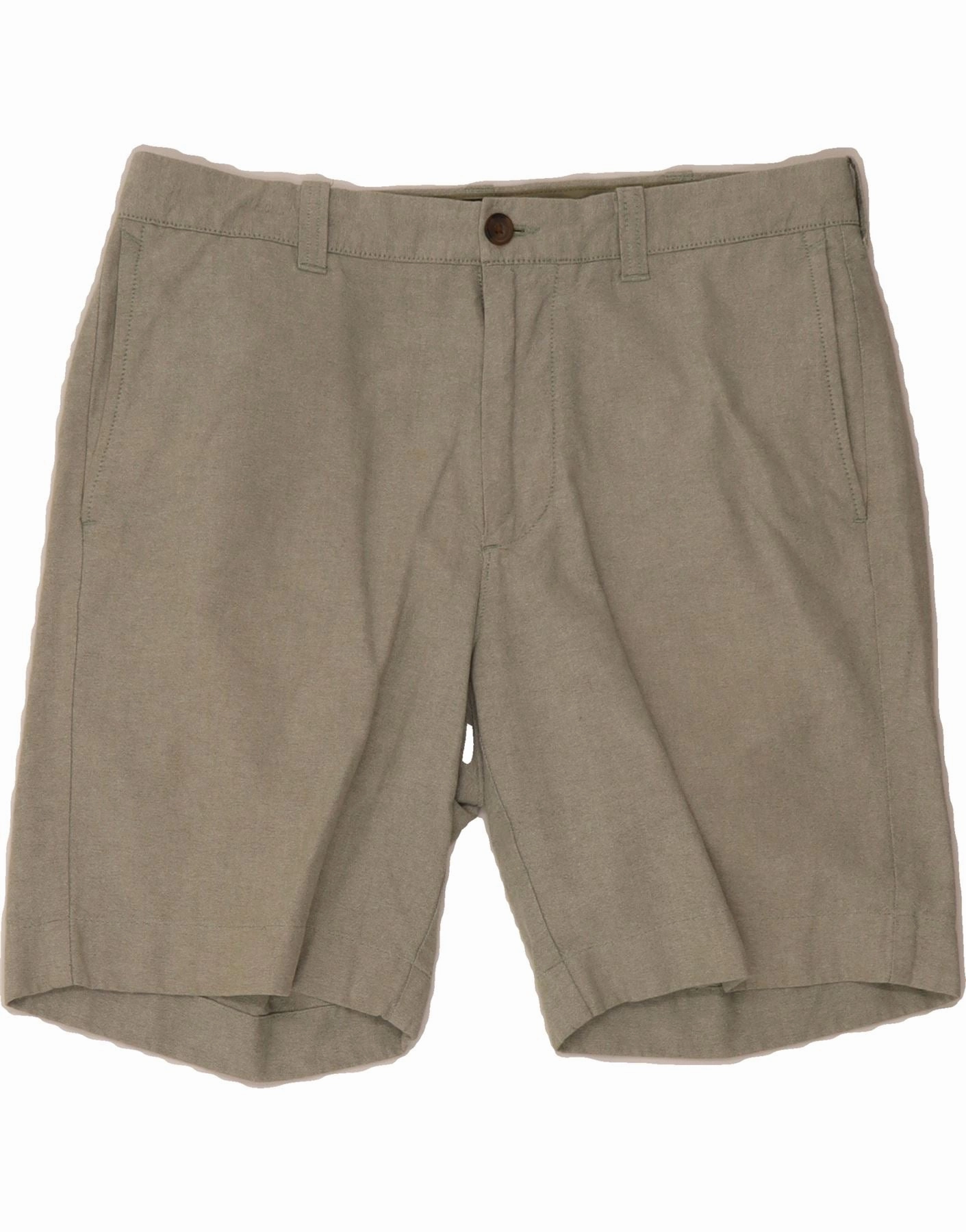 J. CREW Mens Gramercy Chino Shorts W33 Large Green Cotton clubbing attire