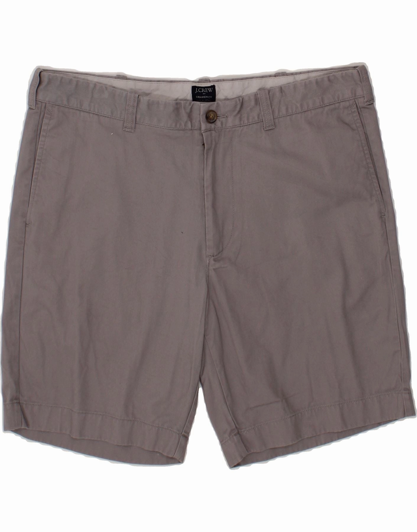 Chill Comfort Fit J. CREW Mens Gramercy Chino Shorts W38 XL Grey Cotton