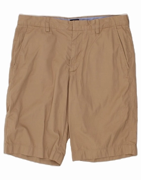 J. CREW Mens Rivington Chino Shorts W32 Medium Beige Cotton silk blend Summer Vibe