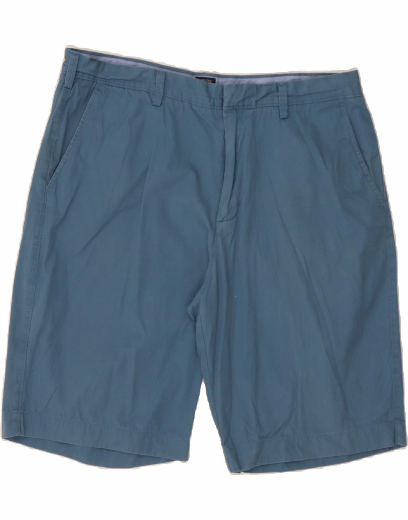 Handmade J. CREW Mens Rivington Chino Shorts W38 XL Blue Cotton
