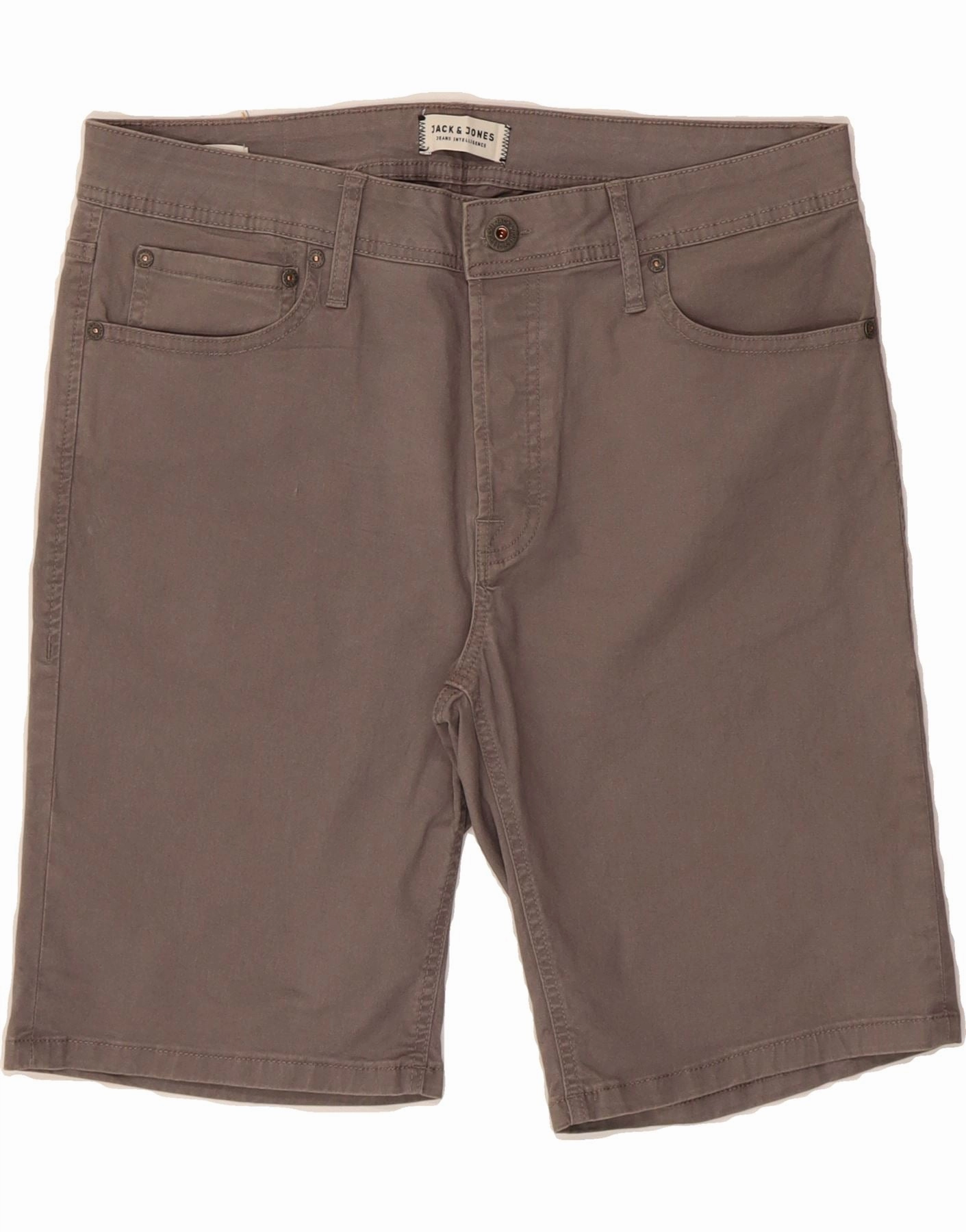 entertainment industry Stylish Look JACK & JONES Mens Casual Shorts Medium W32 Grey Cotton