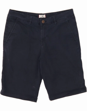 JACK & JONES Mens Chino Shorts Medium W32  Navy Blue Cotton khaki shorts