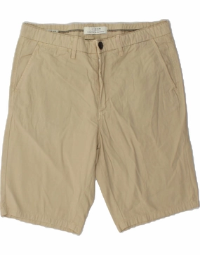Fun Design High Elasticity Blend JACK & JONES Mens Chino Shorts Medium W34 Beige Cotton