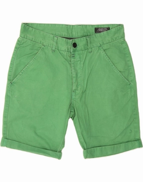 Everyday Flex Recycled Material JACK & JONES Mens Chino Shorts W34 Large Green
