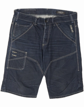 JACK & JONES Mens Denim Shorts W36 Large Navy Blue Body Movement