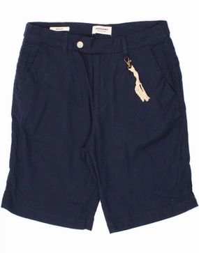 Casual Active Lounge Ready JACK & JONES Mens Regular Chino Shorts Small W30  Navy Blue Cotton