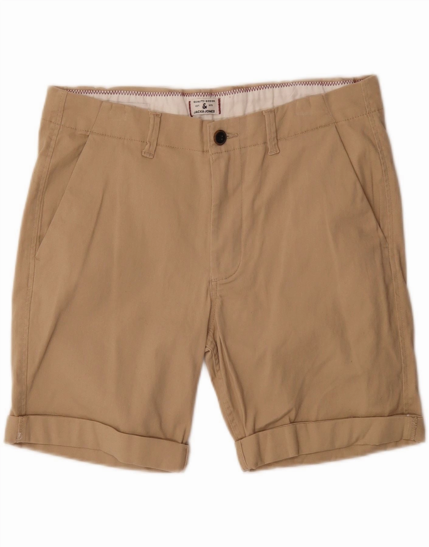 camisole JACK & JONES Mens Regular Chino Shorts  W34 Large  Beige Cotton