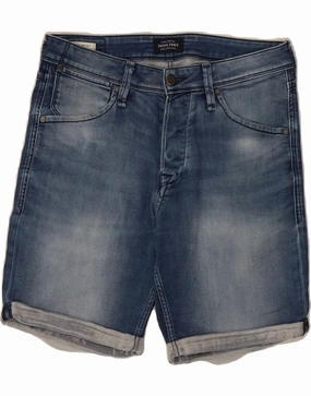 Easy Movement JACK & JONES Mens Regular Fit Denim Shorts Medium W32 Blue