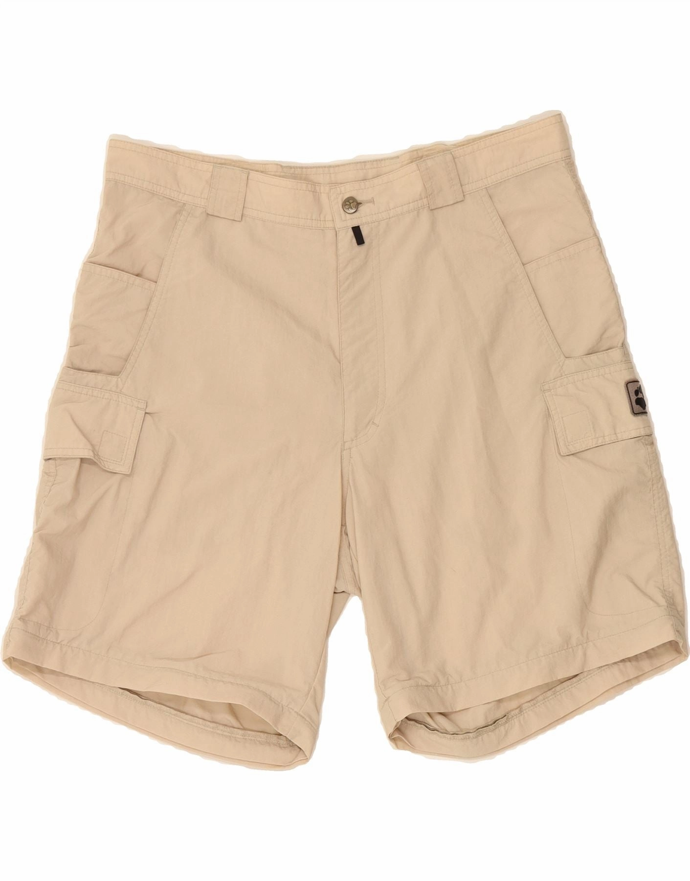 JACK WOLFSKIN Mens Cargo Shorts EU 54 XL W36  Beige Polyamide Breezy Comfort