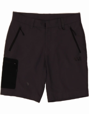JACK WOLFSKIN Mens Cargo Shorts W34 Large Grey Colourblock Polyester semi-formal look Eco Friendly Material