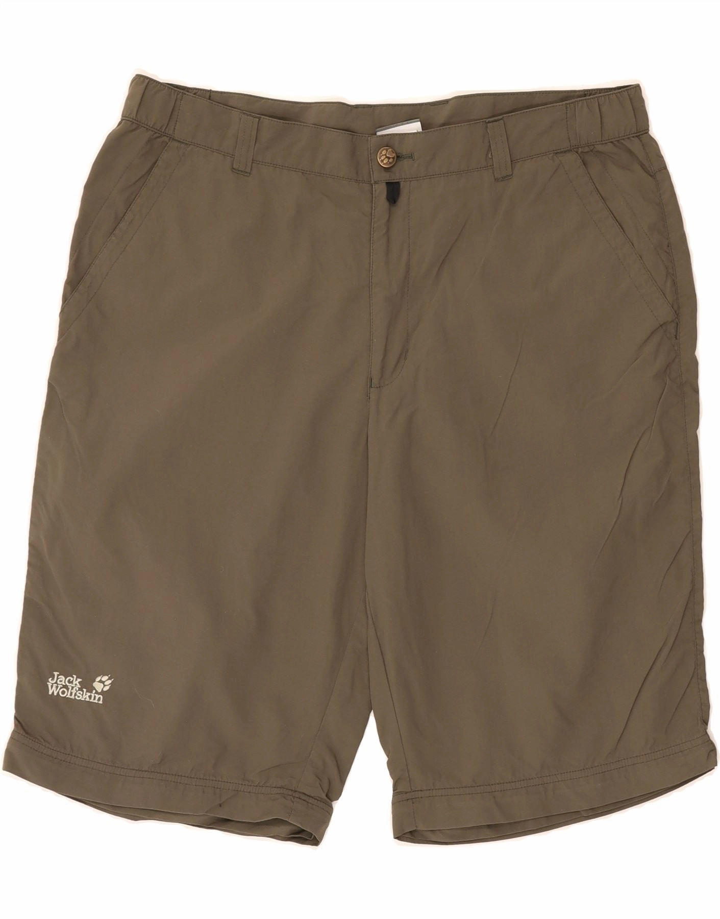 JACK WOLFSKIN Mens Shorts W36 Large  Green Polyamide Valentine's gift Slip Resistant Inner Grip