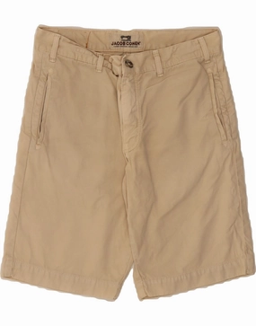 Performance Ready JACOB COHEN Mens Chino Shorts W34 Large Beige Cotton