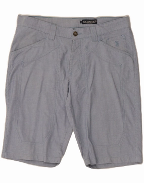 OdorControlTech Ombre effect JECKERSON Mens Casual Shorts W34 Large Blue Striped Cotton