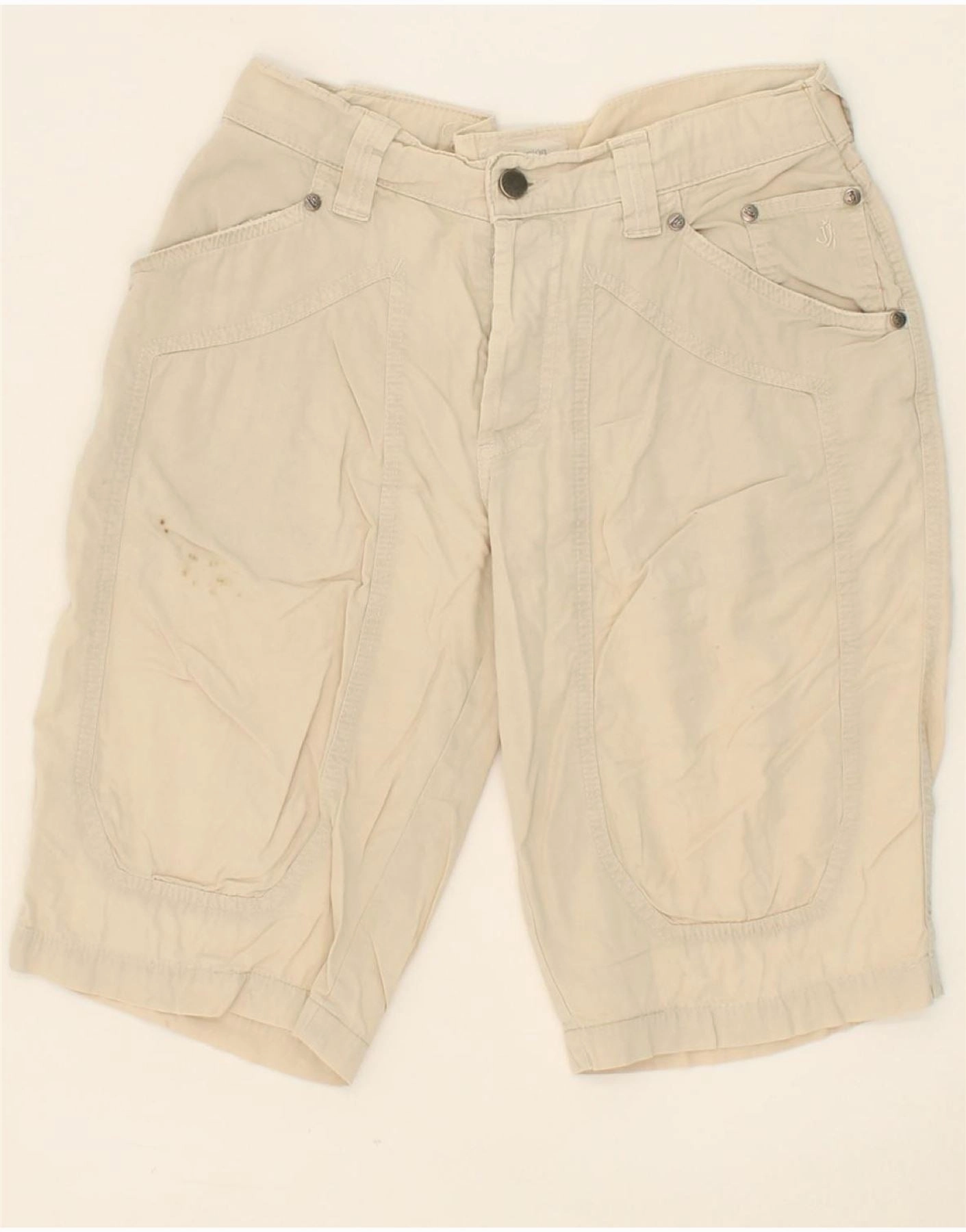 Fitness Friendly JECKERSON Mens Golf Casual Shorts W32 Medium Beige Cotton