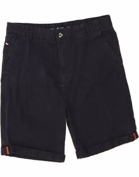 RecycledPolyester KANGOL Mens Chino Shorts XL W36  Navy Blue Cotton