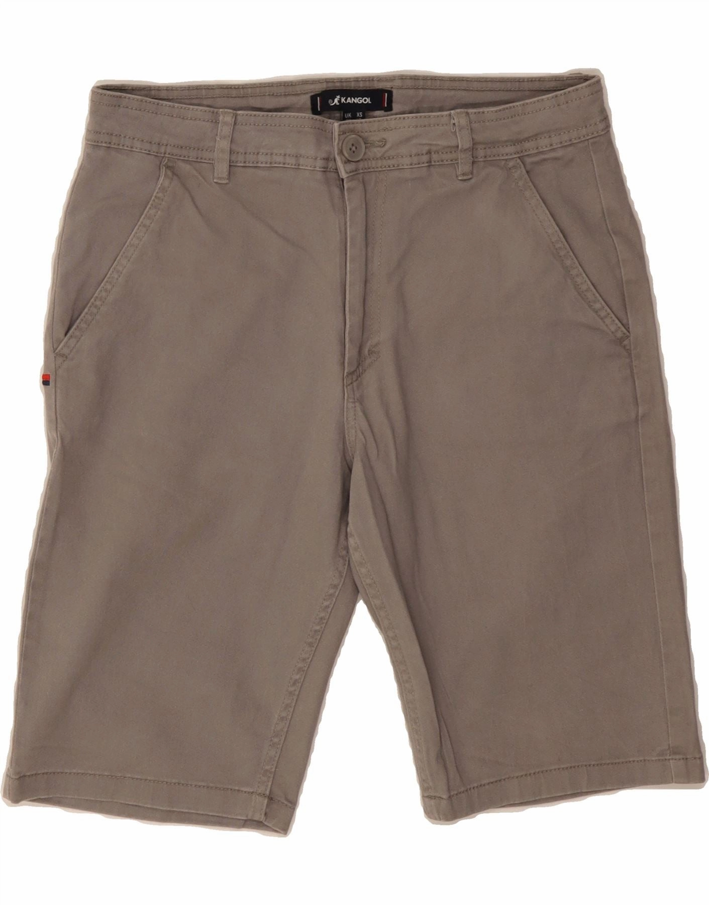 KANGOL Mens Chino Shorts XS W30  Grey Cotton Comfort Tech present for her