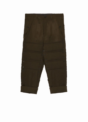 KHAKI CU TWILL PADDED PANTS Tagless label