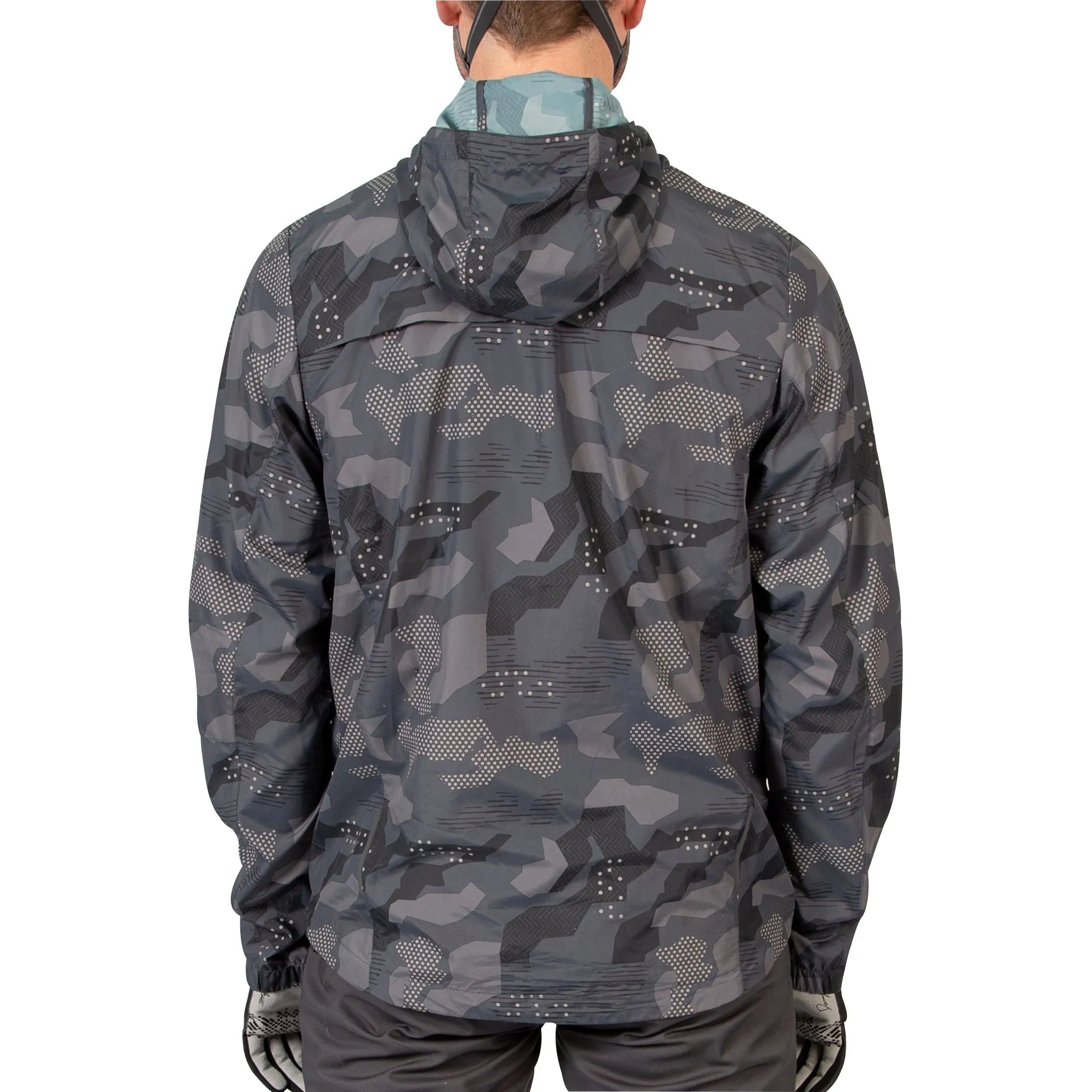 Endura Hummvee WindShell Mens Cycling Jacket - Grey SnapFasteners fishermen