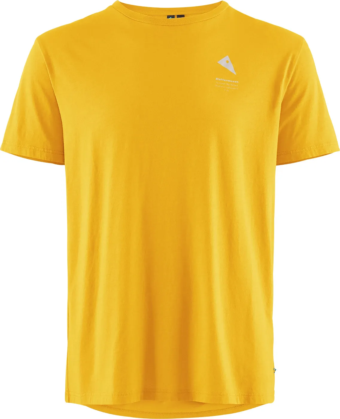 Premium Material Klattermusen Runa Maker Mens Short Sleeve - Yellow