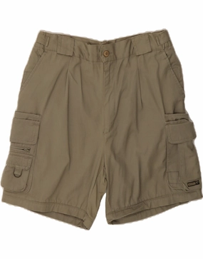 KODIAK Mens Cargo Shorts W38 XL Khaki Cotton Travel Wear All Purpose Utility Fit