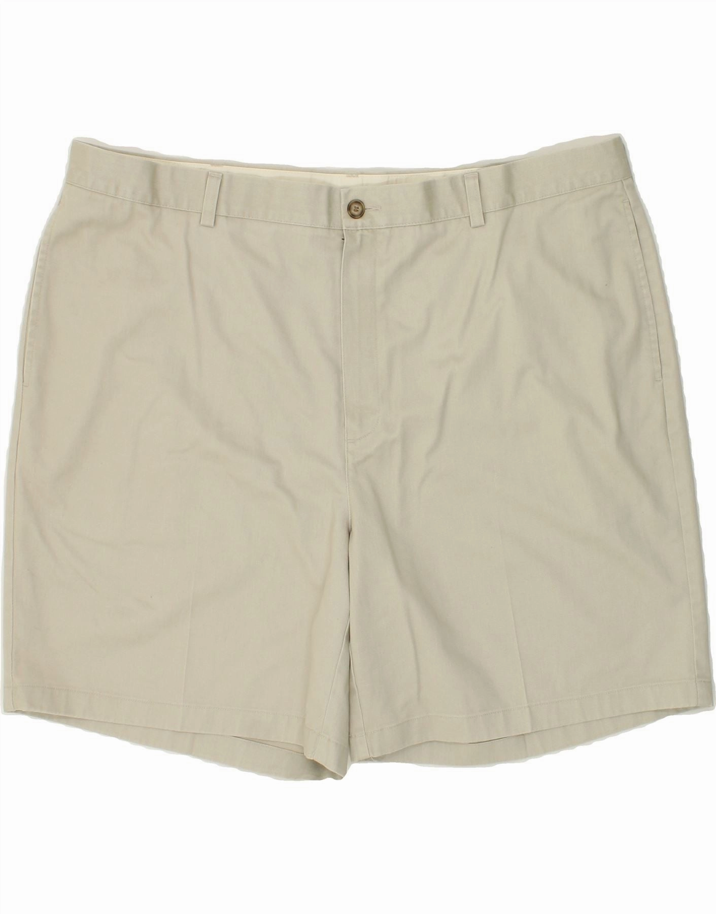 formal alternative Relax Fit L.L.BEAN Mens Casual Shorts W44 2XL Beige Cotton
