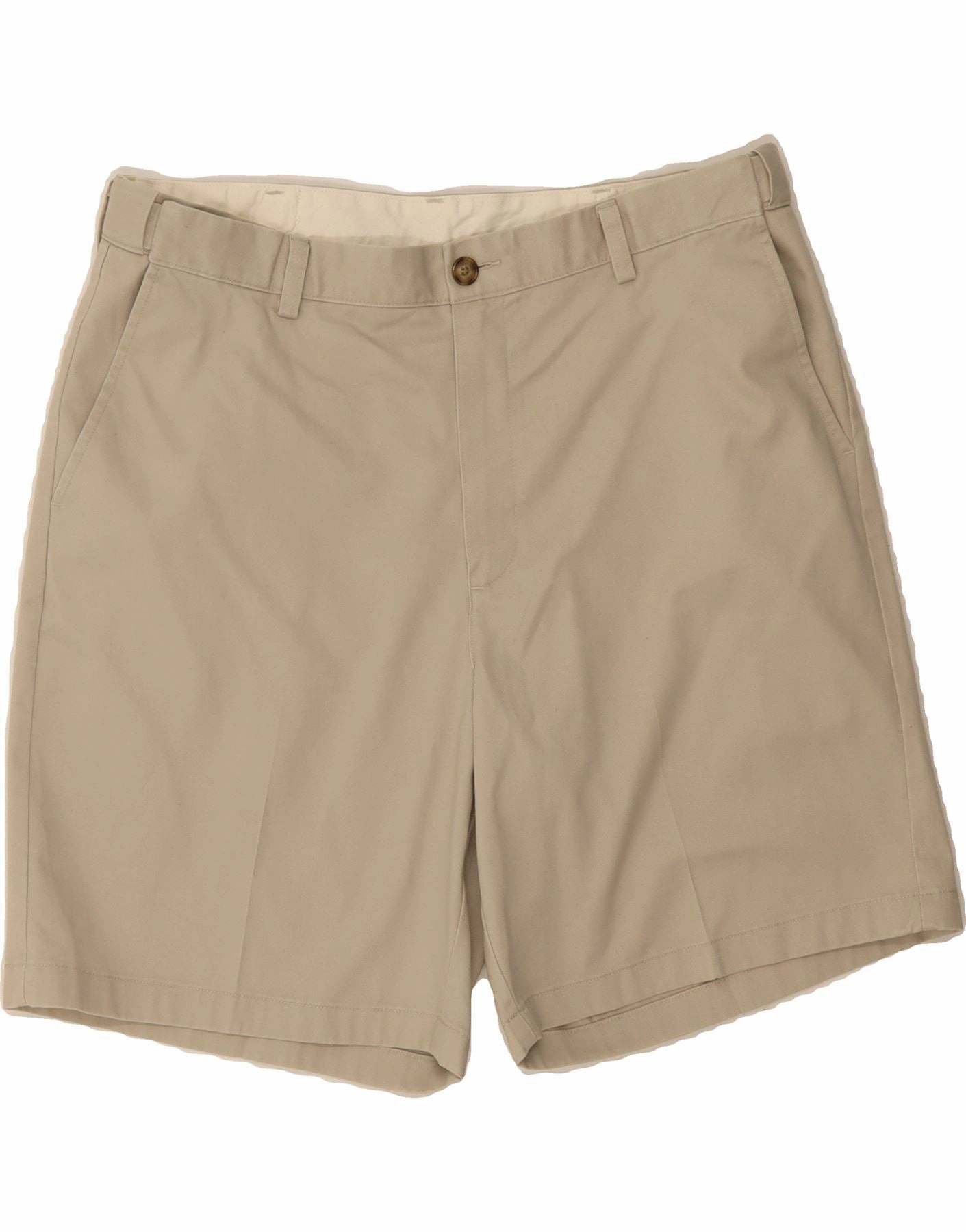 Soft Fabric two piece outfit L.L.BEAN Mens Chino Shorts W36 Large Beige Cotton