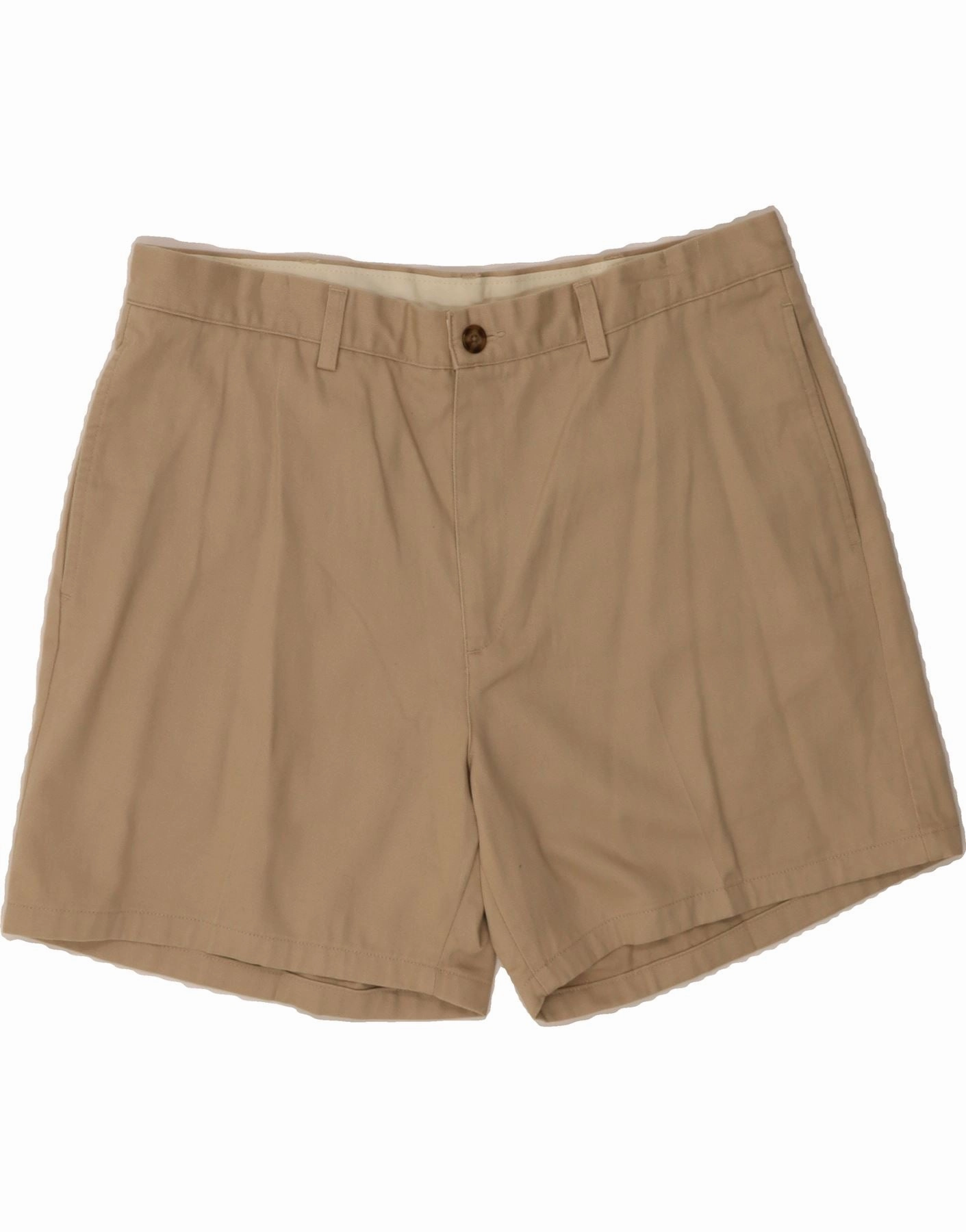 One-of-a-kind Travel Fashion L.L.BEAN Mens Chino Shorts W37 Large Beige Cotton