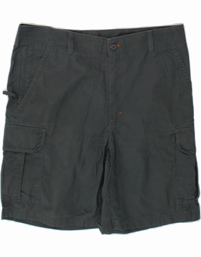 Quick Release Closure Easy Layering L.L.BEAN Mens Natural Fit Cargo Shorts W38 XL  Grey Cotton