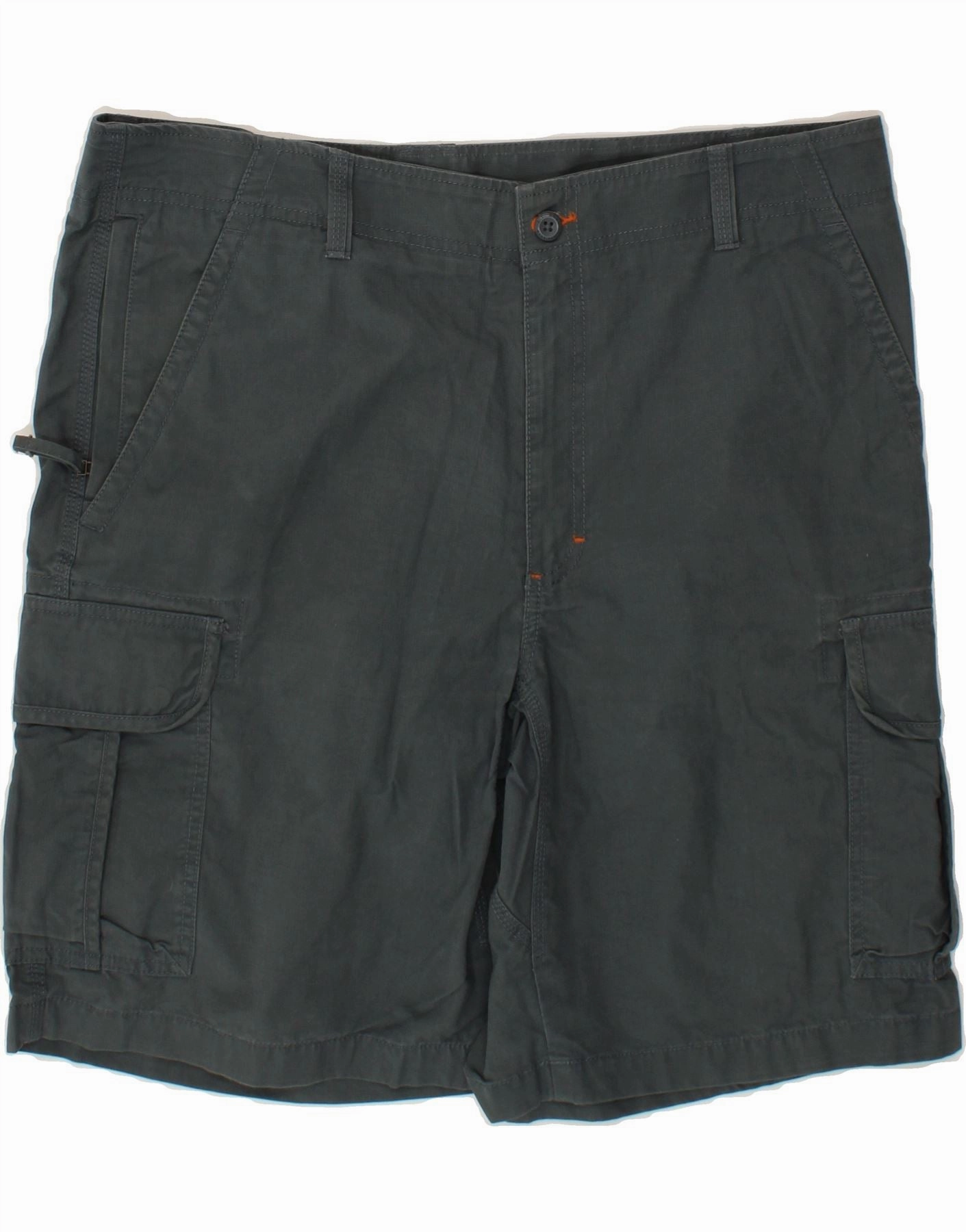 Quick Release Closure Easy Layering L.L.BEAN Mens Natural Fit Cargo Shorts W38 XL  Grey Cotton
