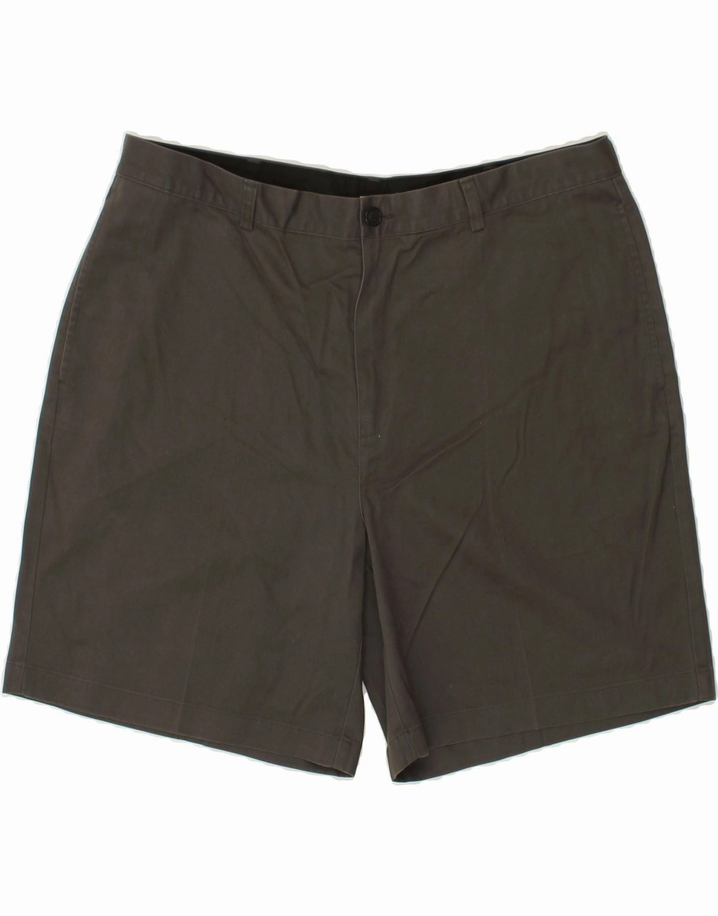 Elastic hem Bold Patterns L.L.BEAN Mens Natural Fit Chino Shorts W40 XL Grey Cotton