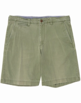 Stylish Shorts Flexible Layer Fit L.L.BEAN Mens Standard Fit Chino Shorts W34 Large  Green Cotton