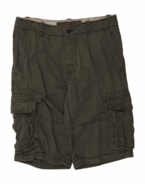L.O.G.G Mens Cargo Shorts W34 Large Khaki Cotton Day Wear Durable Hem Finishing