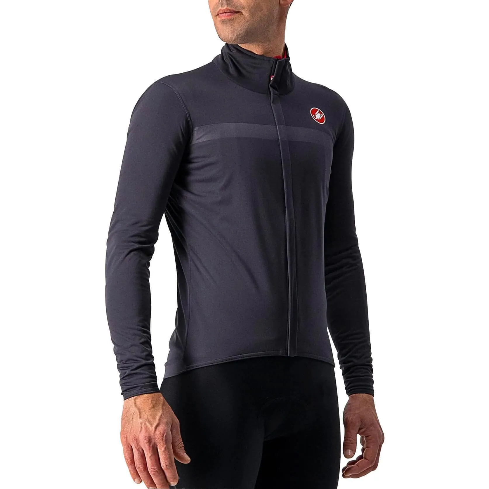 Castelli Goccia Waterproof Mens Cycling Jacket - Grey Relationship